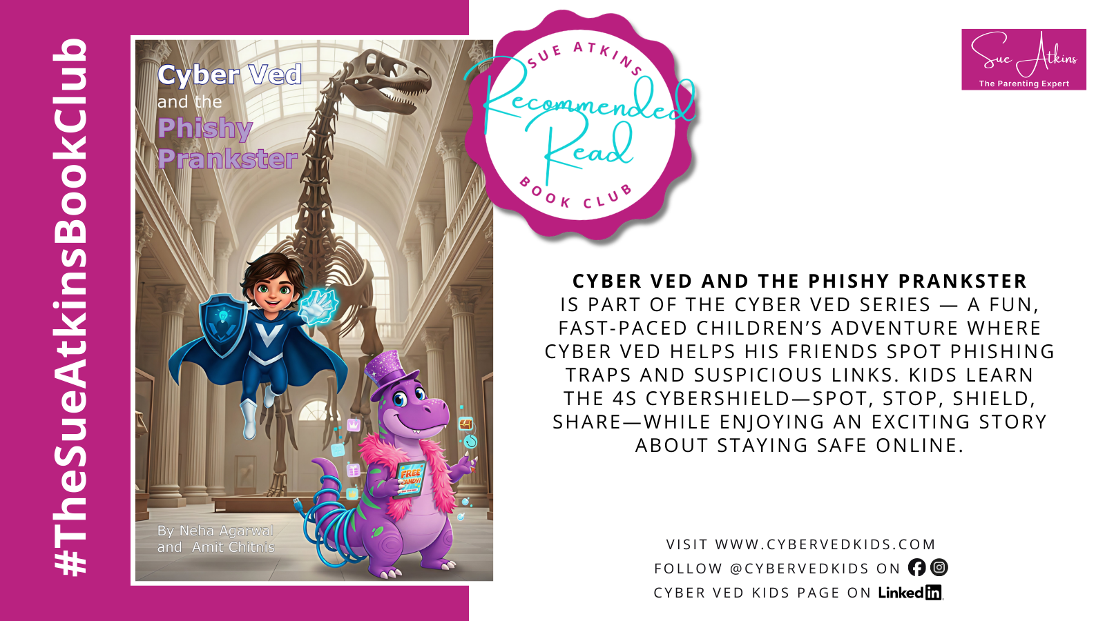 Cyber Ved and the Phishy Prankster — Sue Atkins Recommended Read
